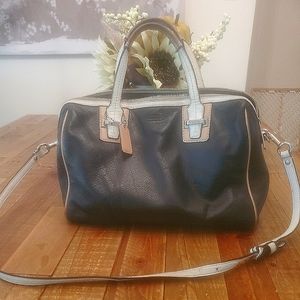 Black Coach, Taylor Leather Satchel Purse